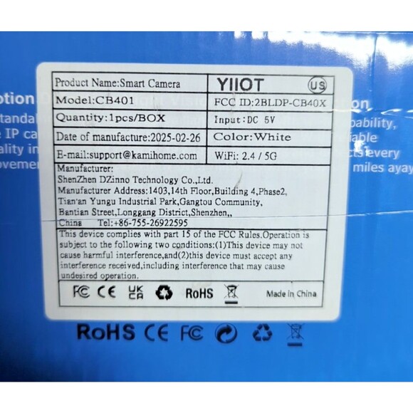 2.0MP HD WiFi Security Camera 360° Smart Cam 2.4/5G Night Vision Motion Detect - Picture 15 of 16